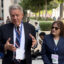 U.S. Rep. Frank Pallone Jr. of New Jersey, the ranking Democrat on the House Energy and Commerce Committee, and U.S. Rep. Ann Kuster of New Hampshire, a Democratic member of the committee, outside the U.S. Climate Center at COP28 in Dubai on Saturday. Credit: Bob Berwyn/Inside Climate News
