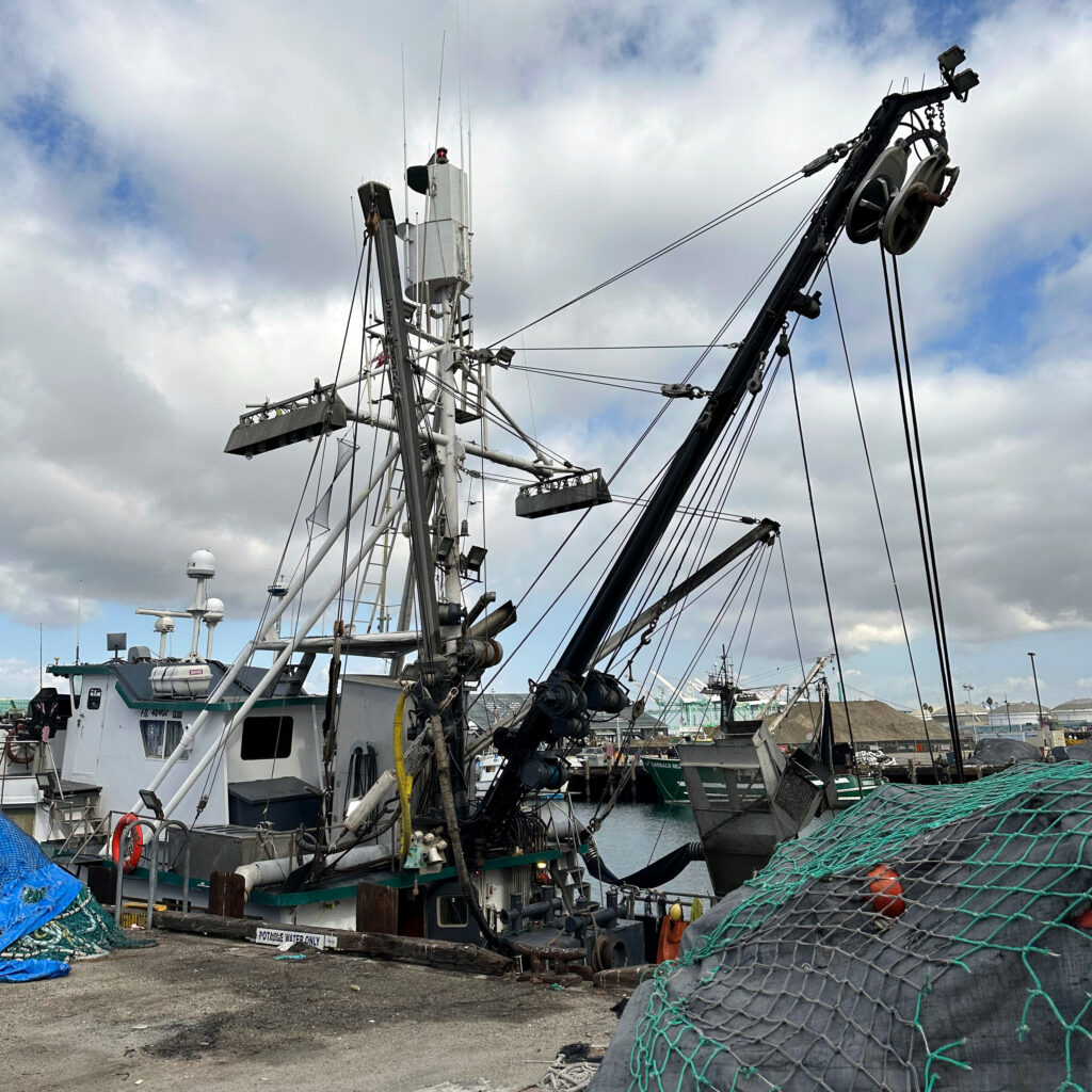 A squid boat at the Port of Los Angeles. Credit: Georgina Gustin/Inside Climate News