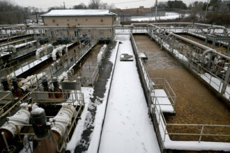 A wastewater treatment facility in Frederick, Maryland. Credit: Katherine Frey/The Washington Post via Getty Images